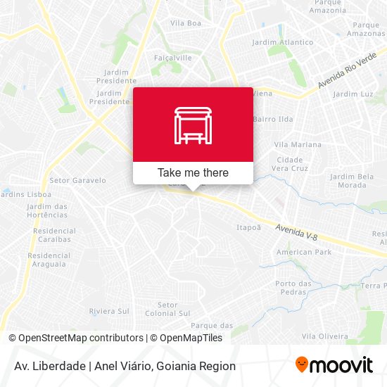 Mapa Av. Liberdade | Anel Viário