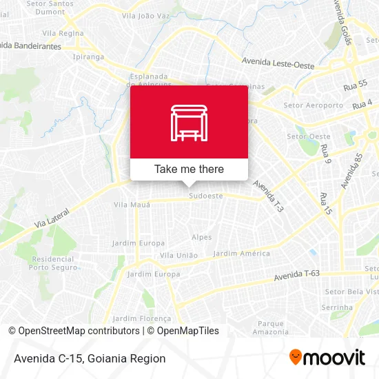 Avenida C-15 map