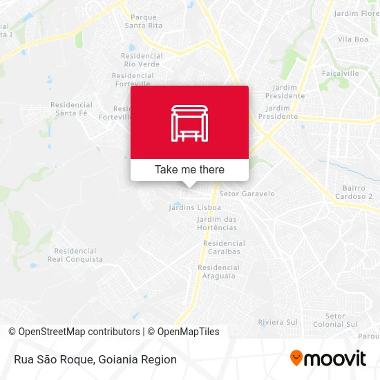 Rua São Roque map