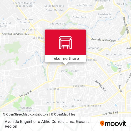 Avenida Engenheiro Atílio Correia Lima map