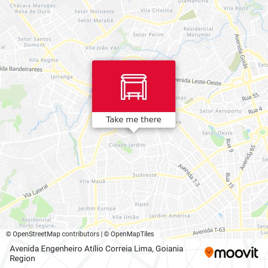 Avenida Engenheiro Atílio Correia Lima map