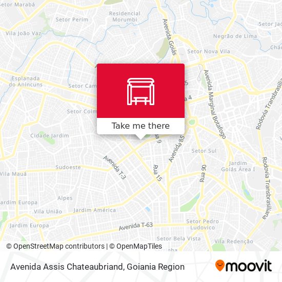 Avenida Assis Chateaubriand map