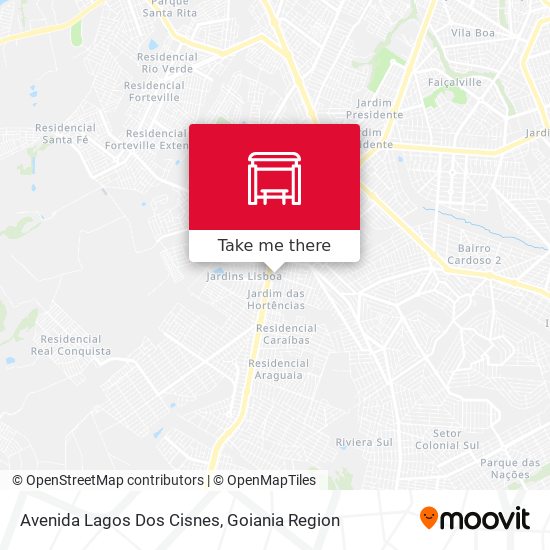 Avenida Lagos Dos Cisnes map