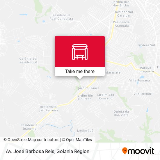 Av. José Barbosa Reis map