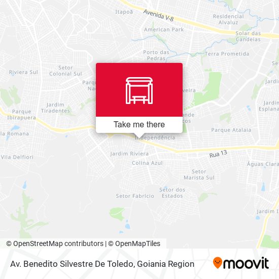 Av. Benedito Silvestre De Toledo map
