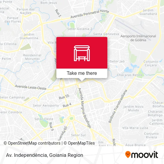 Av. Independência map