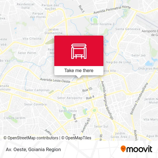 Av. Oeste map