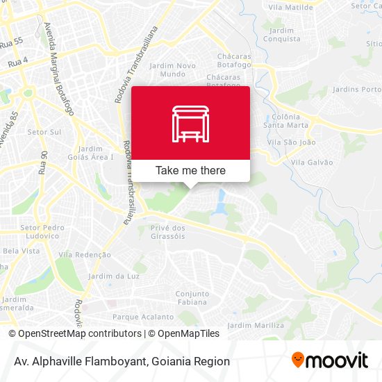 Av. Alphaville Flamboyant map
