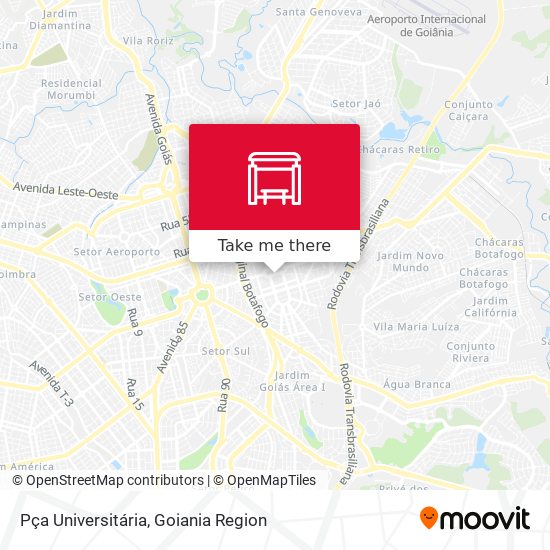 Mapa Pça Universitária