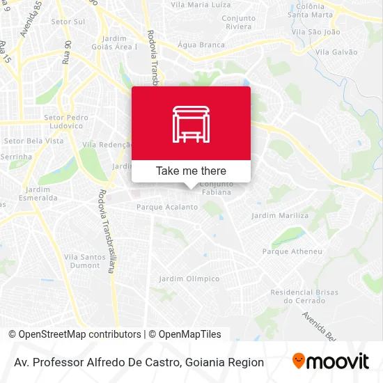 Av. Professor Alfredo De Castro map