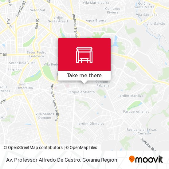 Av. Professor Alfredo De Castro map
