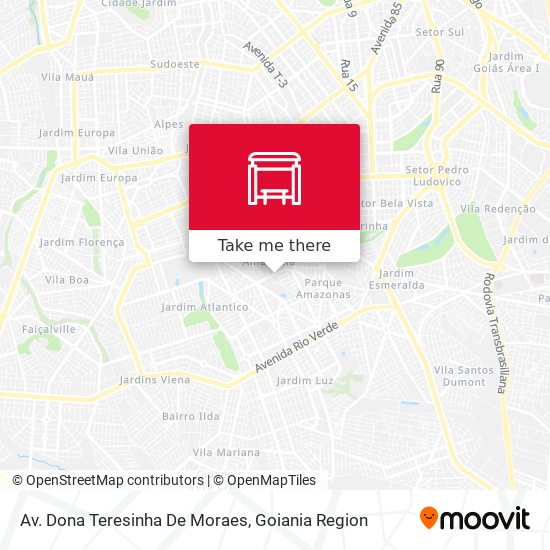 Mapa Av. Dona Teresinha De Moraes