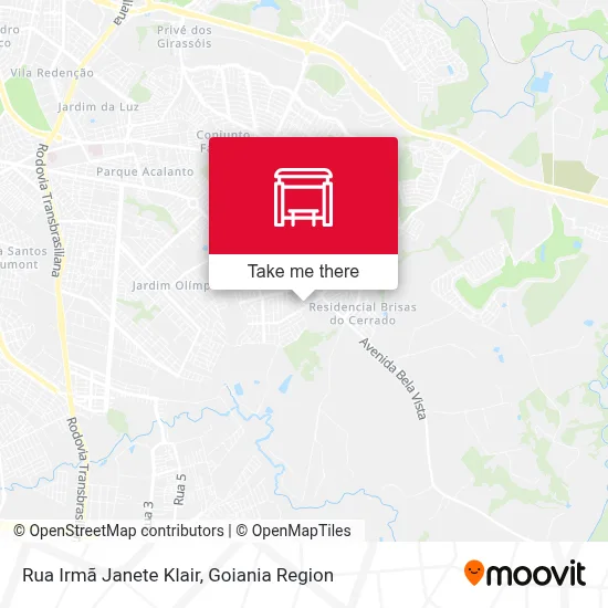 Rua Irmã Janete Klair map