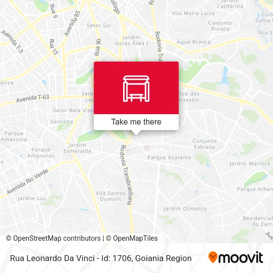 Rua Leonardo Da Vinci - Id: 1706 map
