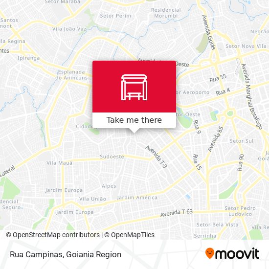 Rua Campinas map