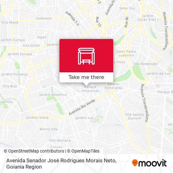 Avenida Senador José Rodrigues Morais Neto map