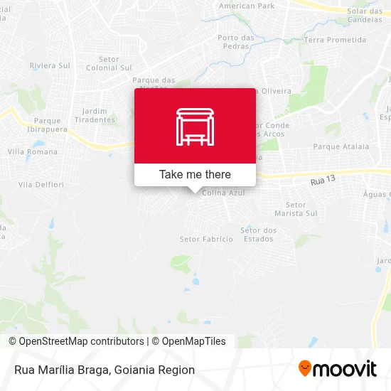 Rua Marília Braga map