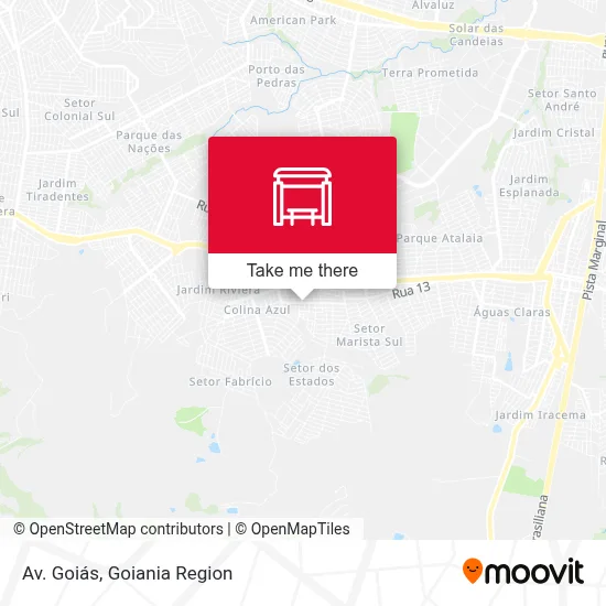 Av. Goiás map