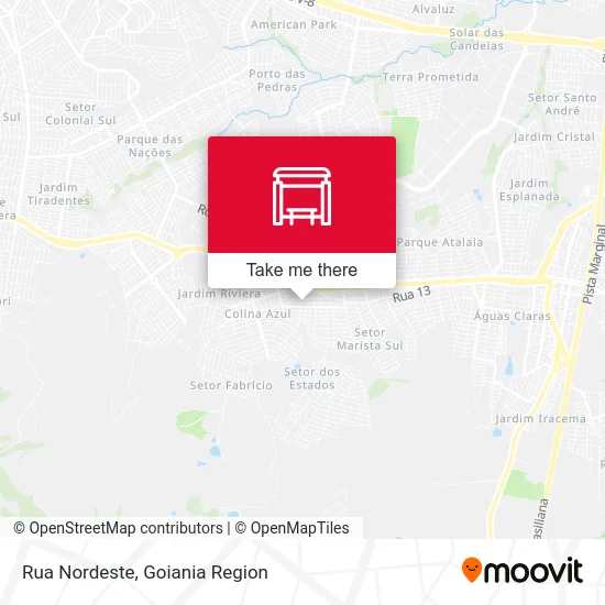 Rua Nordeste map