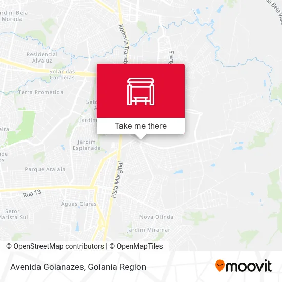 Avenida Goianazes map