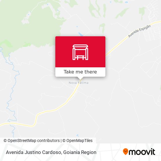 Avenida Justino Cardoso map