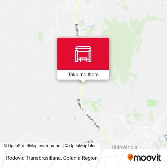 Rodovia Transbrasiliana map