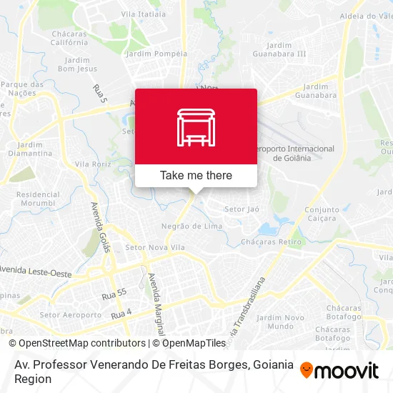 Av. Professor Venerando De Freitas Borges map