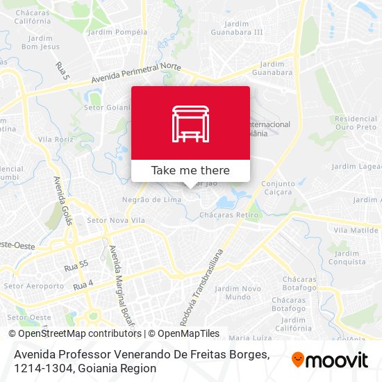Avenida Professor Venerando De Freitas Borges, 1214-1304 map