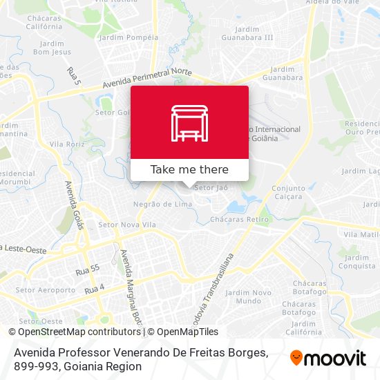 Avenida Professor Venerando De Freitas Borges, 899-993 map