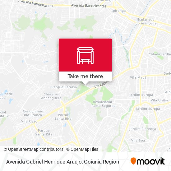 Avenida Gabriel Henrique Araújo map