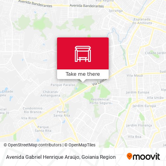 Avenida Gabriel Henrique Araújo map