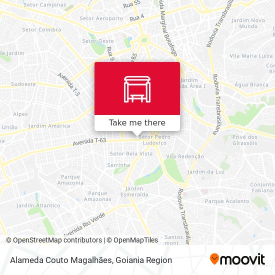 Alameda Couto Magalhães map
