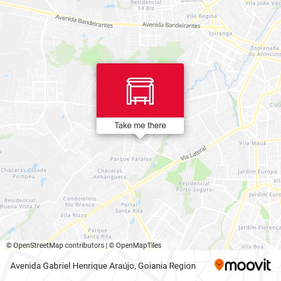 Avenida Gabriel Henrique Araújo map
