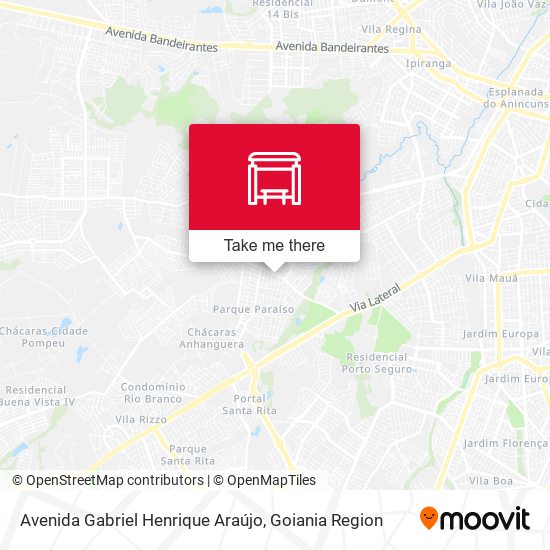 Avenida Gabriel Henrique Araújo map