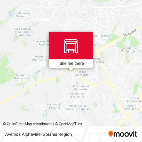 Avenida Alphaville map