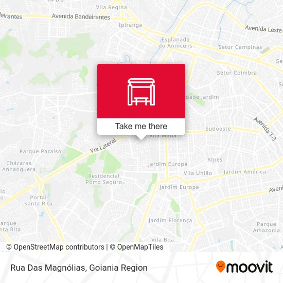 Rua Das Magnólias map
