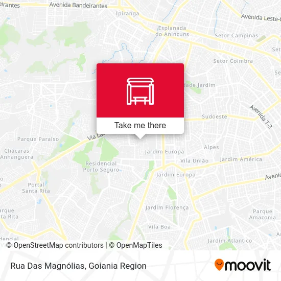 Rua Das Magnólias map