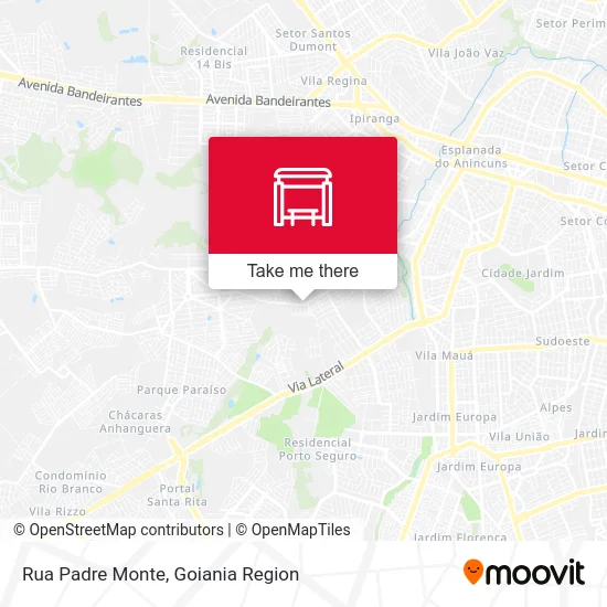 Rua Padre Monte map