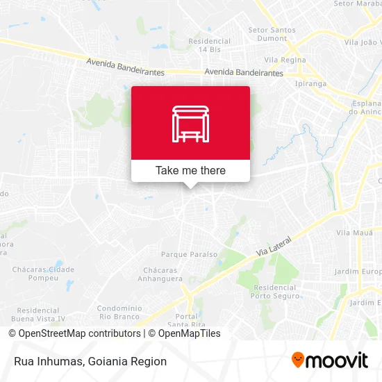 Rua Inhumas map