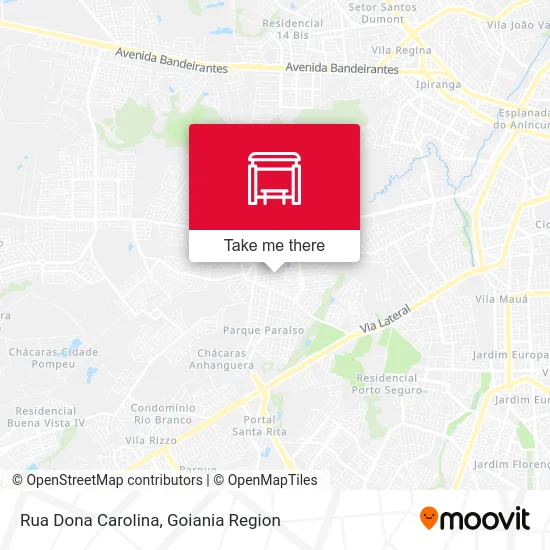 Rua Dona Carolina map