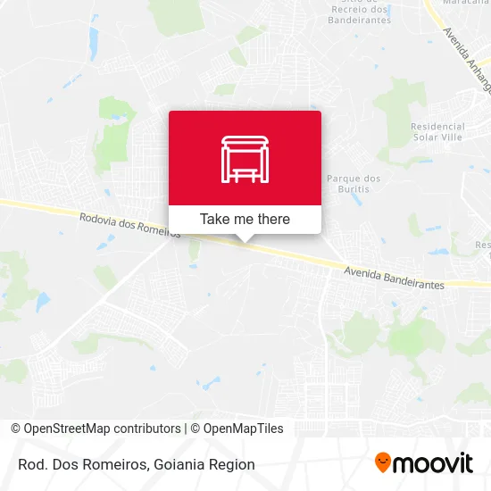 Rod. Dos Romeiros map