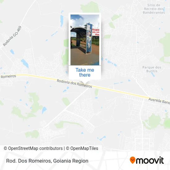 Rod. Dos Romeiros map