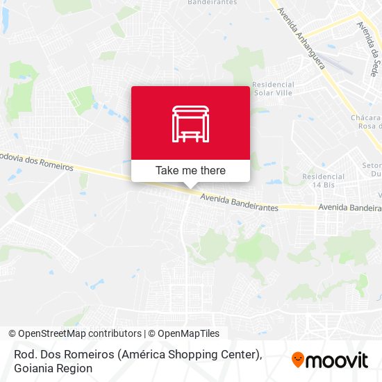 Rod. Dos Romeiros (América Shopping Center) map