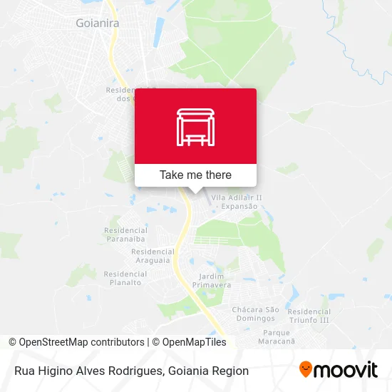 Rua Higino Alves Rodrigues map