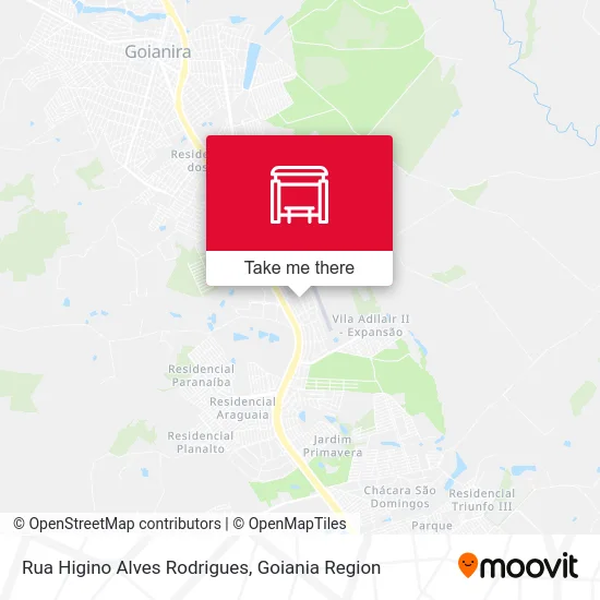 Rua Higino Alves Rodrigues map
