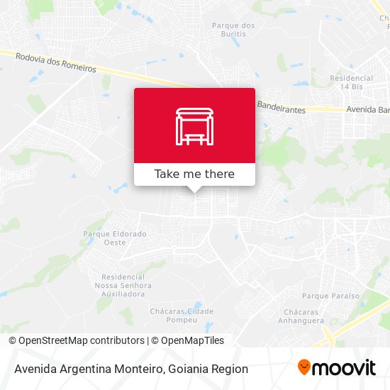 Avenida Argentina Monteiro map