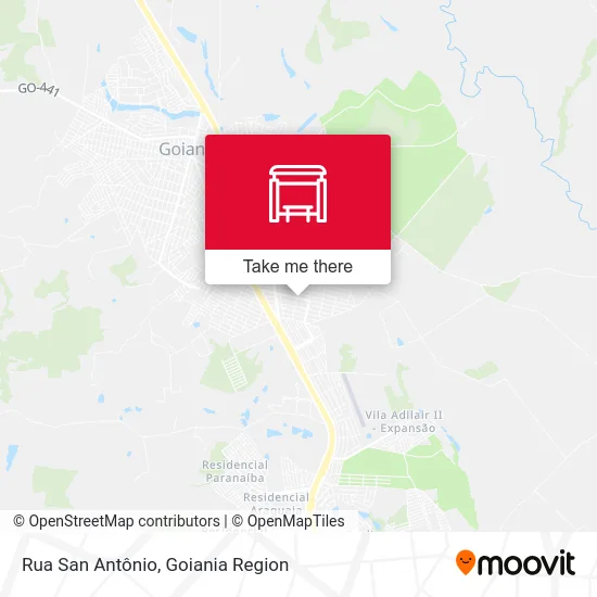 Rua San Antônio map