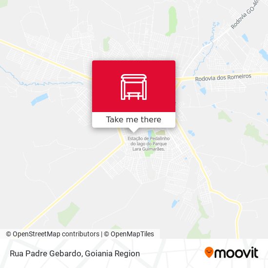 Mapa Rua Padre Gebardo