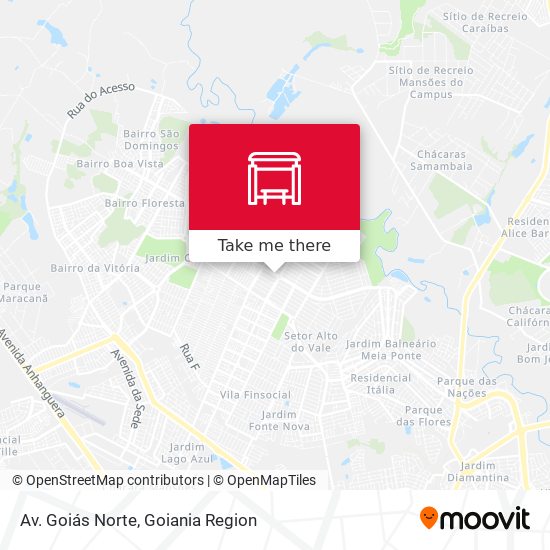 Mapa Av. Goiás Norte