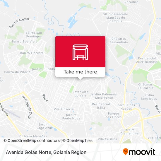 Avenida Goiás Norte map